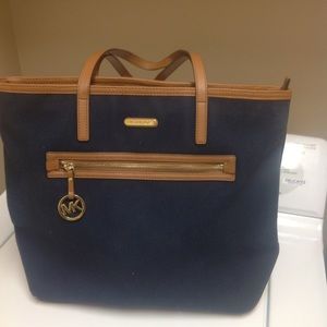 Michael Kors Navy Tote purse
